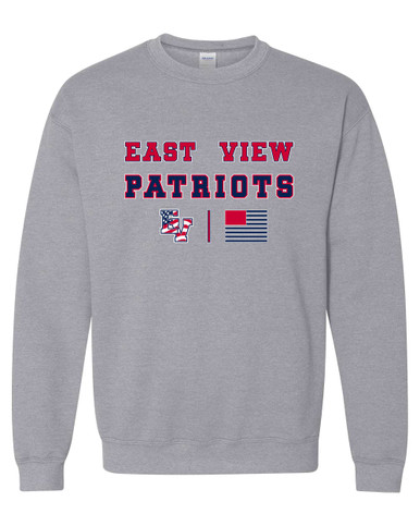 East View Patriots Spirit Flag Men's Sweatshirt