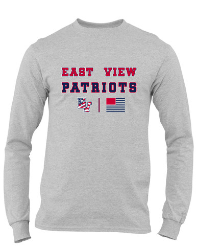 East View Patriots Spirit Flag Men's LS T-Shirt