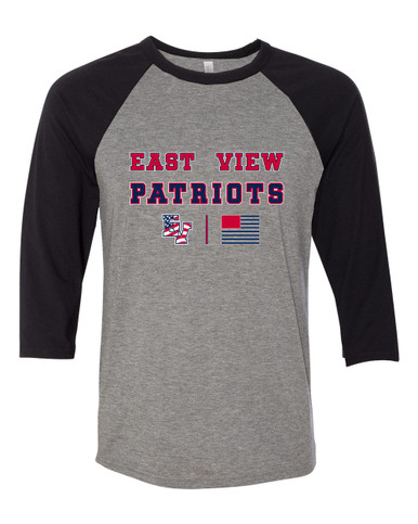East View Patriots Spirit Flag Men's Baseball T-Shirt