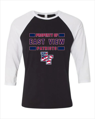 East View Patriots Property Of Men's Baseball T-Shirt