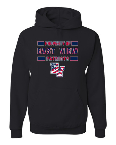East View Patriots Property Of Men's Premium Hoodie