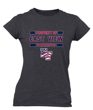 East View Patriots Property Of Women's Premium SS T-Shirt