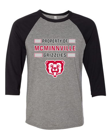 McMinnville Grizzlies Property Of Women's Baseball T-Shirt