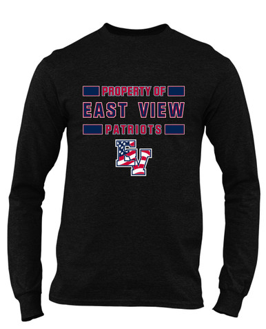 East View Patriots Property Of Men's Premium LS T-Shirt