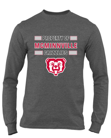 McMinnville Grizzlies Property Of Men's Premium LS T-Shirt