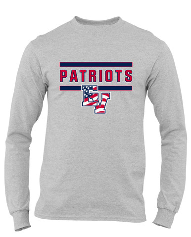 East View Patriots Mascot #5 Men's Premium LS T-Shirt