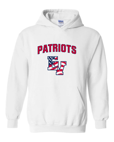 East View Patriots Mascot #6 Men's Hoodie