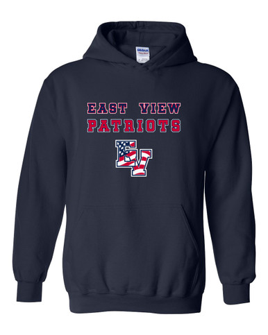 East View Patriots Spirit Men's Hoodie