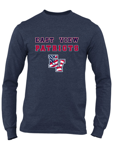 East View Patriots Spirit Men's Premium LS T-Shirt