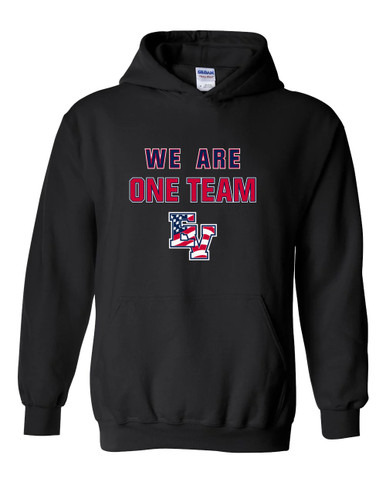 East View Patriots We Are One Team Men's Hoodie