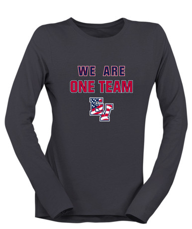 East View Patriots We Are One Team Women's LS T-Shirt