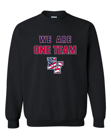 East View Patriots We Are One Team Men's Sweatshirt