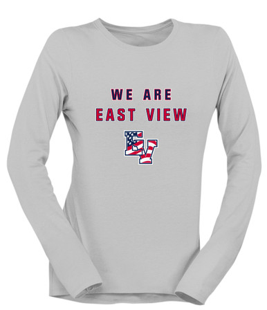 East View Patriots We Are Women's LS T-Shirt