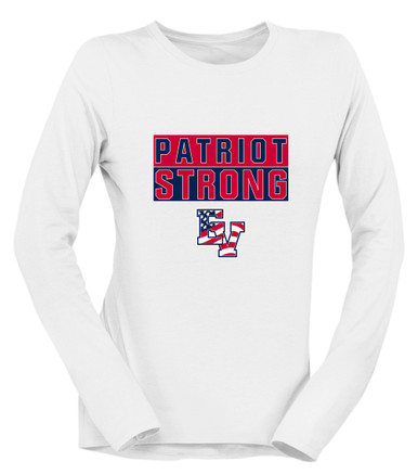 East View Patriots Strong #1 Women's Premium LS T-Shirt