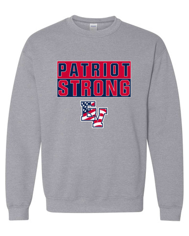 East View Patriots Strong #1 Men's Sweatshirt