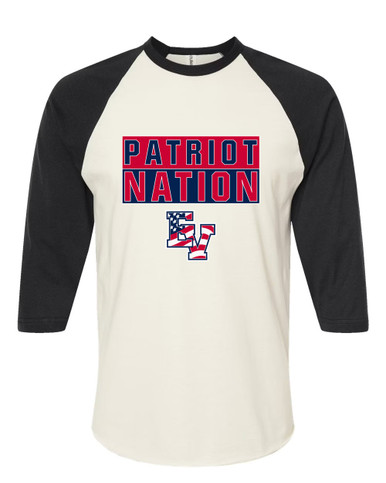 East View Patriots Nation #1 Men's Baseball T-Shirt