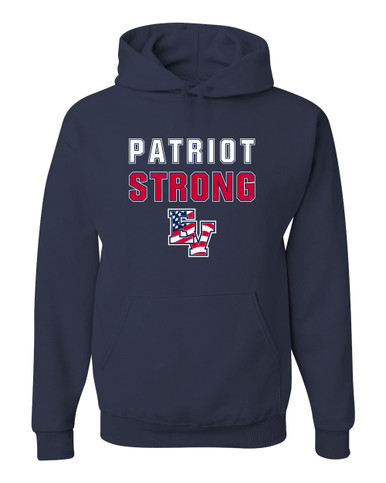 East View Patriots Strong #2 Men's Premium Hoodie