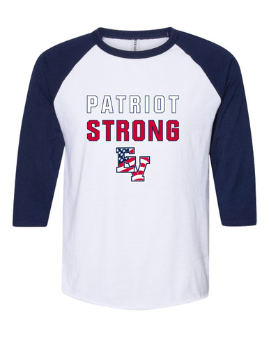 East View Patriots Strong #2 Men's Baseball T-Shirt