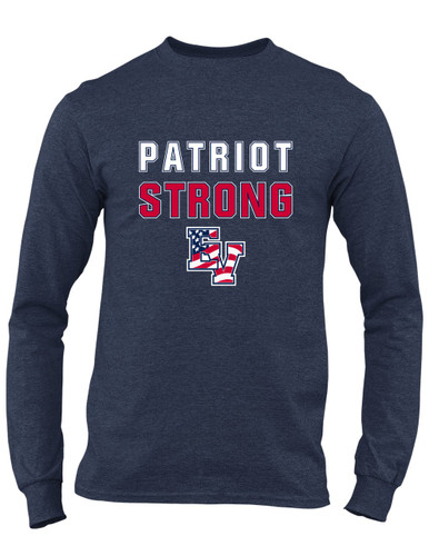 East View Patriots Strong #2 Men's LS T-Shirt