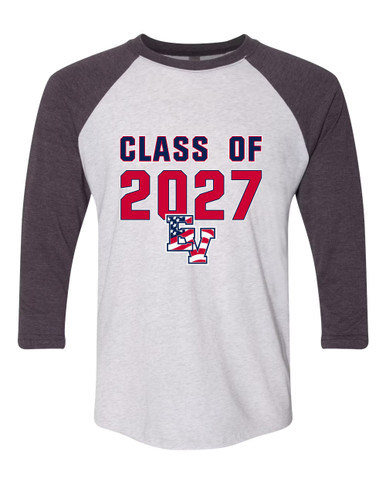 East View Patriots Class of 2027 Men's Baseball T-Shirt