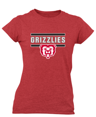 McMinnville Grizzlies Mascot #5 Women's Premium SS T-Shirt