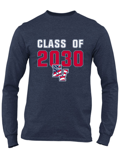 East View Patriots Class of 2030 Men's LS T-Shirt