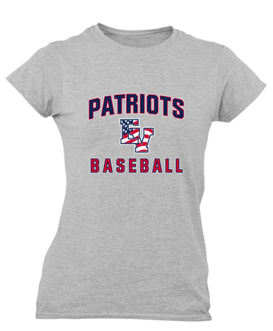 East View Patriots Baseball #1 Women's SS T-Shirt