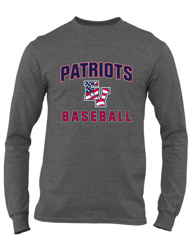 East View Patriots Baseball #1 Men's Premium LS T-Shirt