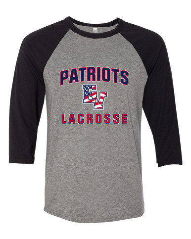 East View Patriots Lacrosse Men's Baseball T-Shirt