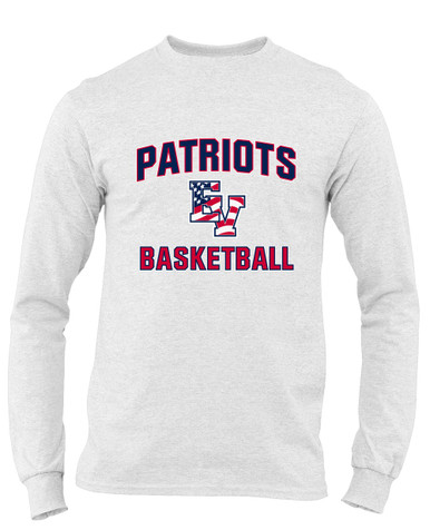 East View Patriots Basketball #1 Men's Premium LS T-Shirt