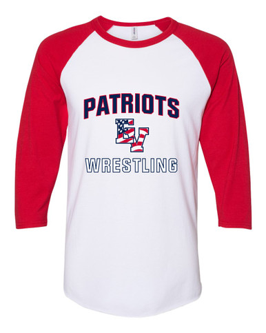 East View Patriots Wrestling Women's Baseball T-Shirt