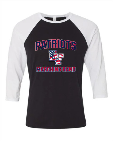 East View Patriots Marching Band Men's Baseball T-Shirt