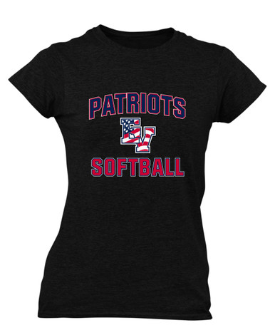 East View Patriots Softball #1 Women's Premium SS T-Shirt