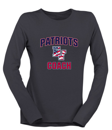 East View Patriots Coach Women's Premium LS T-Shirt