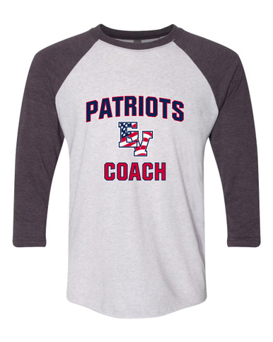 East View Patriots Coach Women's Baseball T-Shirt