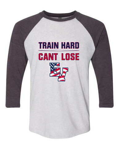 East View Patriots Train Hard, Can't Lose Men's Baseball T-Shirt