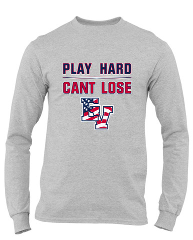 East View Patriots Play Hard, Can't Lose Men's Premium LS T-Shirt