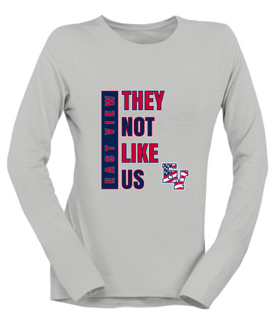 East View Patriots They Not Like Us #1 Women's Premium LS T-Shirt