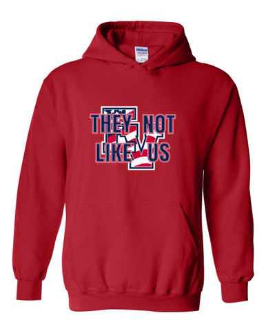 East View Patriots They Not Like Us #2 Men's Hoodie