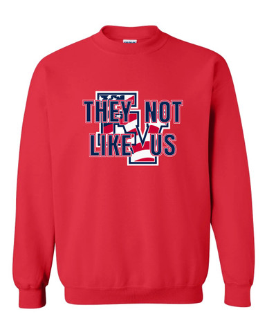 East View Patriots They Not Like Us #2 Men's Sweatshirt