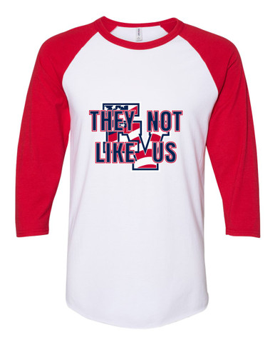 East View Patriots They Not Like Us #2 Men's Baseball T-Shirt