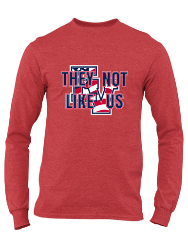East View Patriots They Not Like Us #2 Men's Premium LS T-Shirt