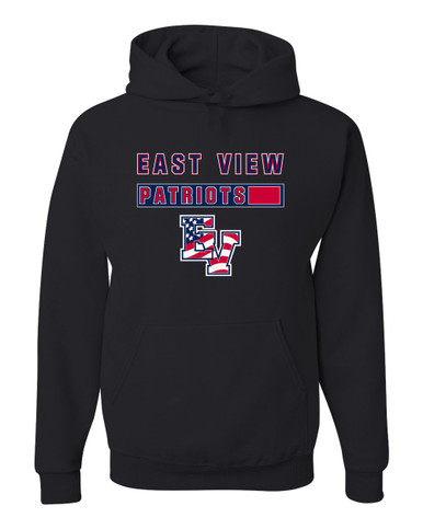 East View Patriots Mascot #7 Men's Premium Hoodie