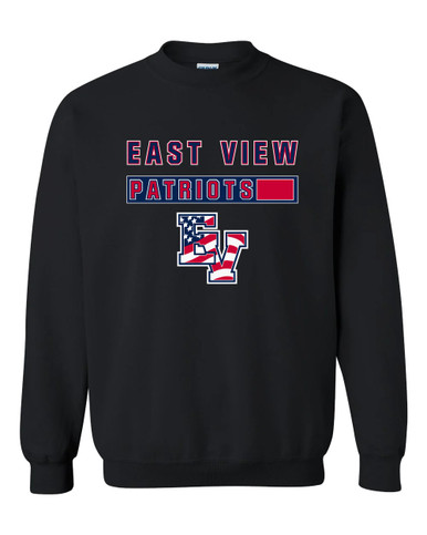 East View Patriots Mascot #7 Men's Sweatshirt