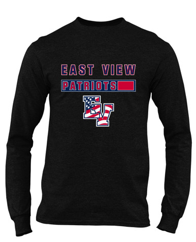 East View Patriots Mascot #7 Men's Premium LS T-Shirt
