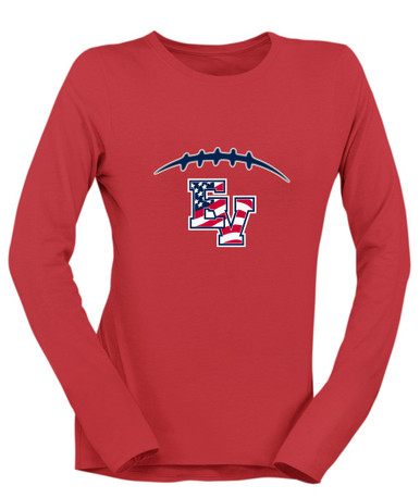 East View Patriots Football #2 Women's Premium LS T-Shirt