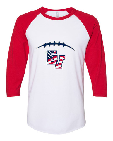 East View Patriots Football #2 Women's Baseball T-Shirt