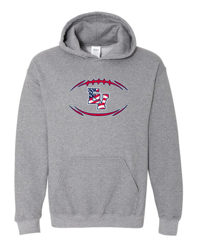 East View Patriots Football #3 Men's Hoodie