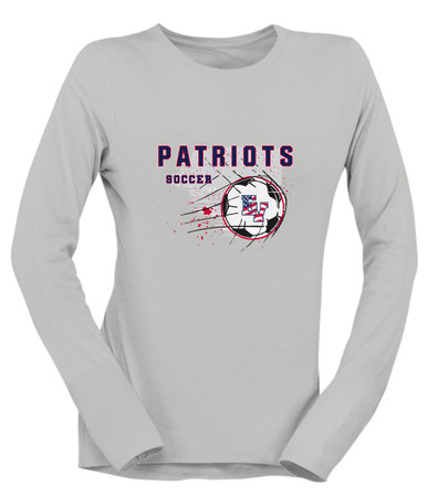 East View Patriots Soccer #2 Women's Premium LS T-Shirt