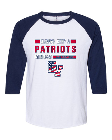 East View Patriots Mindset Women's Baseball T-Shirt